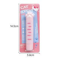 2in1 Cat Claw Nešiojama korekcinė juosta Kawaii White Corrector Reklaminės dovanos raštinės reikmenys Studentų prizas Mokyklos biuro reikmenys oranžinė