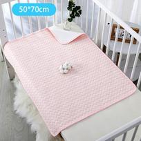 1vnt vandeniui atsparus kūdikių vystyklų šlapimo kilimėlis, paprastas patalynė, keičiamas užvalkalas, paklodė, apsauganti nuo 50*70 cm 50X70cm rožinė