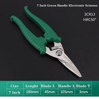 8  Bend / Straight Tin Snip Sheet Metal Cutter Multifunction Toothed Electronic Scissors Heavy Scissors Industrial Hand Tools 1pc&20cm-24.9cm
