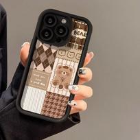 Telefono dėklas, skirtas iPhone 16 13 11 Pro Max iPhone 11 13 16 Samsung S24 Ultra Samsung A54 Redmi note 12 11 Infinix Case iPhone 7&8 juoda