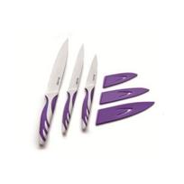 Couteau de Cuisine - IBILI - 727608P - Acier Inoxydable - Antiadhésif - Violet 8,5 cm violetinė