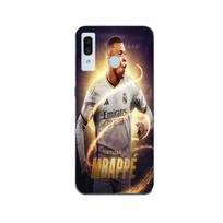 Coque Maniacase pour Samsung Galaxy A20 Kylian Mbappe Real Madrid Wallpaper