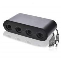 Gamecube valdiklio adapteris 4 prievadai Nintend Wii U &; Kompiuterio USB jungiklis