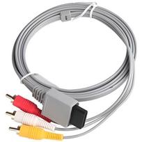 Garso ir vaizdo av rca kompozitinis kabelis, skirtas Nintendo Wii