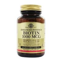 Solgar - Biotin 1000 mcg. 250 Vegetable Capsules