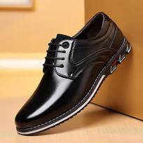 Retro Vyriški Verslo Batai Gamintojas Odiniai Batai Madingi Laisvalaikiai Batai Vyrams Biuro rudi Kvėpuojantys Loafers Patogūs vyriški batai 38 black