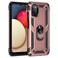 Shockproof Case for Samsung Galaxy A01 A11 A21 A21S A31 A41 A51 A71 5G Phone Cover A33 A02S A03S A02 M21 M31 M31S M51 M52 Funda For A01 US rožinio aukso spalvos