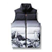 Warm Vest Male Korean Hip Hop Waistcoat Autumn Winter All -Match High Quality Fashion High Street Vest M
