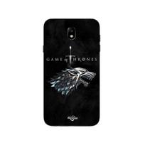 Case - Maniacase - Samsung Galaxy J7 2018 - Game Of Thrones House Stark - Soft - Black juoda