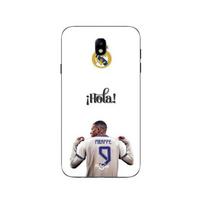 Case for Samsung Galaxy j7 2018 Kylian Mbappe Real Madrid 9 Hola juoda