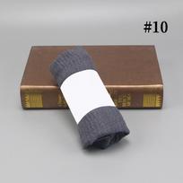 Moteriška pavasario ir rudens vienspalvė galvos skara, paprasta, temperamentinga, klostuota skara #10 white