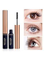 All-in-One Gold Plated Mascara for Thick, Long, and Curled Lashes juoda