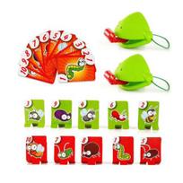 45326 Sets Sticking-Out Tongue Frog Face Guard Toy Licking Animal Chameleon Lizard A