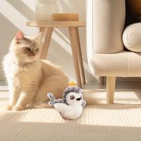 Automatic Cat Kicker Toys, Soft Pet Toy, Interactive Exercise Fun Kitten Toys Owl