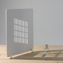 3Pcs Light and Shadow Boards Photo Backdrop Versatile Reusable Window for Food gray