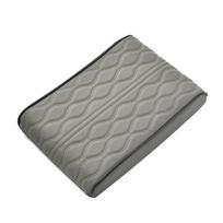 PU leather universal style car armrest pad for HYUNDAI Solaris Sonata Creta Encino Elantra ix25 ix35 Kona car accessories smėlis
