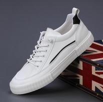Fashion Men's shoes one foot pedal flat casual shoes spring breathable loafers soft sole low-top board shoes vulcanized shoes 38 balta