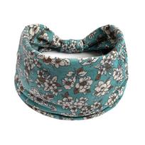 Creative Soft Popular Turban New Bandana Cotton Elastic For Women Headbands Flower Print Headwrap High Quality Knot Hair Accessories Vintage Wide 64