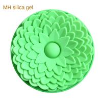Baking Mold Cake Baking Easy To Clean Flexible And Durable Home Supplies Mold Sunflower Silicone Widely Used Suitable For Baking žalia