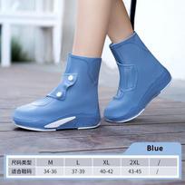 Mada Aukštos kokybės lietaus batų užvalkalai vandeniui atsparūs lietaus batai stori dvigubi dugnai plius dydžio vyriški patvarūs vandens batai M for shoes 34-36 mėlyna