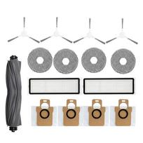 Skirta Dreame L10S Ultra / S10 Pro XIAOMI Mijia Omni 1S B101CN Robot X10+ Robot Vakuuminis pagrindinio šoninio šepečio filtrai Šluostės dalys CHINA