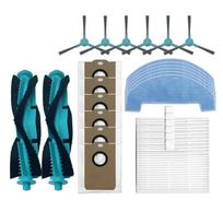 For Midea S5 Plus / Conga 2299 Ultra Home X-Treme Genesis Vacuum Accessories Dust Bag Hepa Filter Roller Side Brush Mop gray