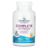 Nordic Naturals- Complete Omega, Lemon, 1000 mg, 120 Soft Gels
