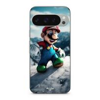 Coque - MANIACASE - Google Pixel 9 Pro - Silicone - Souple - Super Mario Bros juoda