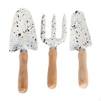 3pcs Mini Garden Tool Rake Anti Rust Transplanting Accessories Tools for Potted