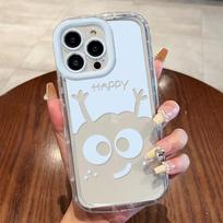 Mobiliųjų telefonų dėklai iPhone 11 13 XR 15 Pro Max 12 14 Pro Max dėklas iPhone 16 7 Plus 8 Plus XS Max Animacinis raštas Apsauga nuo kritimo Atspari smūgiams iPhone 6&6s mėlyna