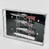 Acrylic Collection Display Cabinet Case Accessory Collecting Premium Collections black