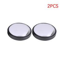 2PCS 75MM 3R-036 Stick-on Convex Blind Spot Rearview Mirror With Adjustable Wide Angle