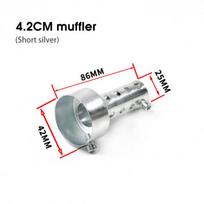 Adjustable Muffler Plug Various Caliber Length Sound-reducing Nozzle Back Pressure Core Motorcycle Exhaust Muffler Durable