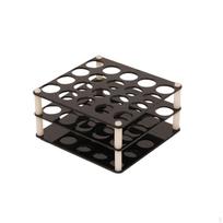 Acrylic Pen Holder Eyebrow Stand Makeup Brush Rack Pencil for School Home 20 Slots gray