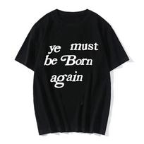 Cotton Funny Kanye West Meme cotton T-Shirt Men's Vintage Hip Hop Rap Style Tshirt Men Women Short Sleeve T Shirt Streetwear S