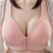 Sexy Push Up liemenėlė priekyje, vienspalvė liemenėlė belaidė apyrankė, besiūlė krūtinės liemenėlė moterims 36/80 rožinė