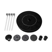 Solar Fountain Water Pump Cycling Decoration Powered black