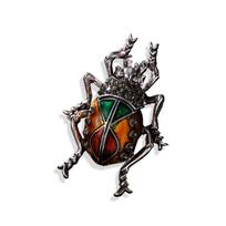 Vabzdžių sagė Retro korsažas Moteriški aksesuarai Vabalas Pin Japonijos ir Korėjos Prabangus Atmosferos Universalus Kūrybiniai drabužiai black