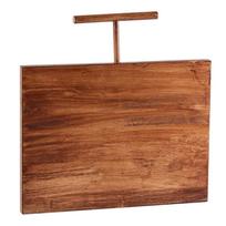 Creative Art Geometric Solid Wood Chopping Board Modern Minimalist Home Restaurant Model Room Kitchen Ornaments Desktop Decorations brown