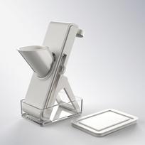 Multi Functional Press Vegetable Cutter, Food Grade Potato, Carrot, Cucumber Shredder, Kitchen Home Lemon Slicer balta