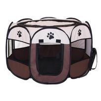 Pet Playpen Dog  Foldable Dog Tent  Water Resistant Removable Pen Kennel Lampshade For Dog Cat Puppy Picnic Bed S black
