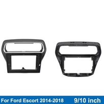 For Ford Escort 2014-2018 9 Inch Car Frame Fascia Adapter Decoder Android Radio Dash Fitting Panel Kit 9inch