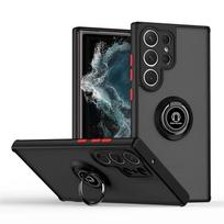 Magnetic Matte Ring Holder Phone Case For Samsung Galaxy S24 S23 S22 S21 S20 Fe S10 Note 20 Ultra 10 Plus Shockproof Cover Funda Note 10&Case for Samsung geltona