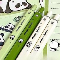 Panda Super Cute Push Neutral Brush Durable Signature Pen back to panda/10pcs