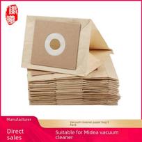 5 vnt. Huixi dulkių siurblių dulkių maišelių Midea & Haier modeliams QW12t-607 QZ11A null beige