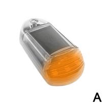 1 vnt. LED automobilio lubų šviesa, belaidė, saulės energija, atspari vandeniui, smūgiams, nauja 2024 m., saulės kabinos šviesa, universali stogo šviesa black