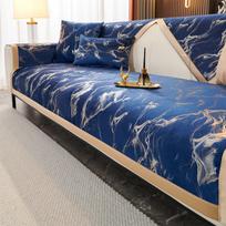 Marble Lines print aksominis sofos užvalkalas L formos sofos užvalkalams sofos užvalkalai Slipcover neslystantis gyvenamasis kambarys 4 sezonai 70X70