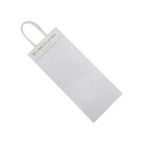 10pcs Transparent PVC Long Tote Clear Bag Flower Packaging Flower Bouquet Bags Florist Decoration Celebration Party Gift Pouch 15x20cm&Transparent white