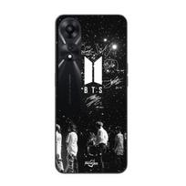 Case for Oppo A78 5G bts signature starry night Maniacase juoda