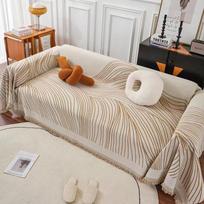 1PC Chenille Sofa Cover Living Room Minimalist Cat-Proof Sofa Cover 3-Seater Modern Sofa Cover l-Shaped Sofa Cover 180x460cm 180x340cm 1pc brown